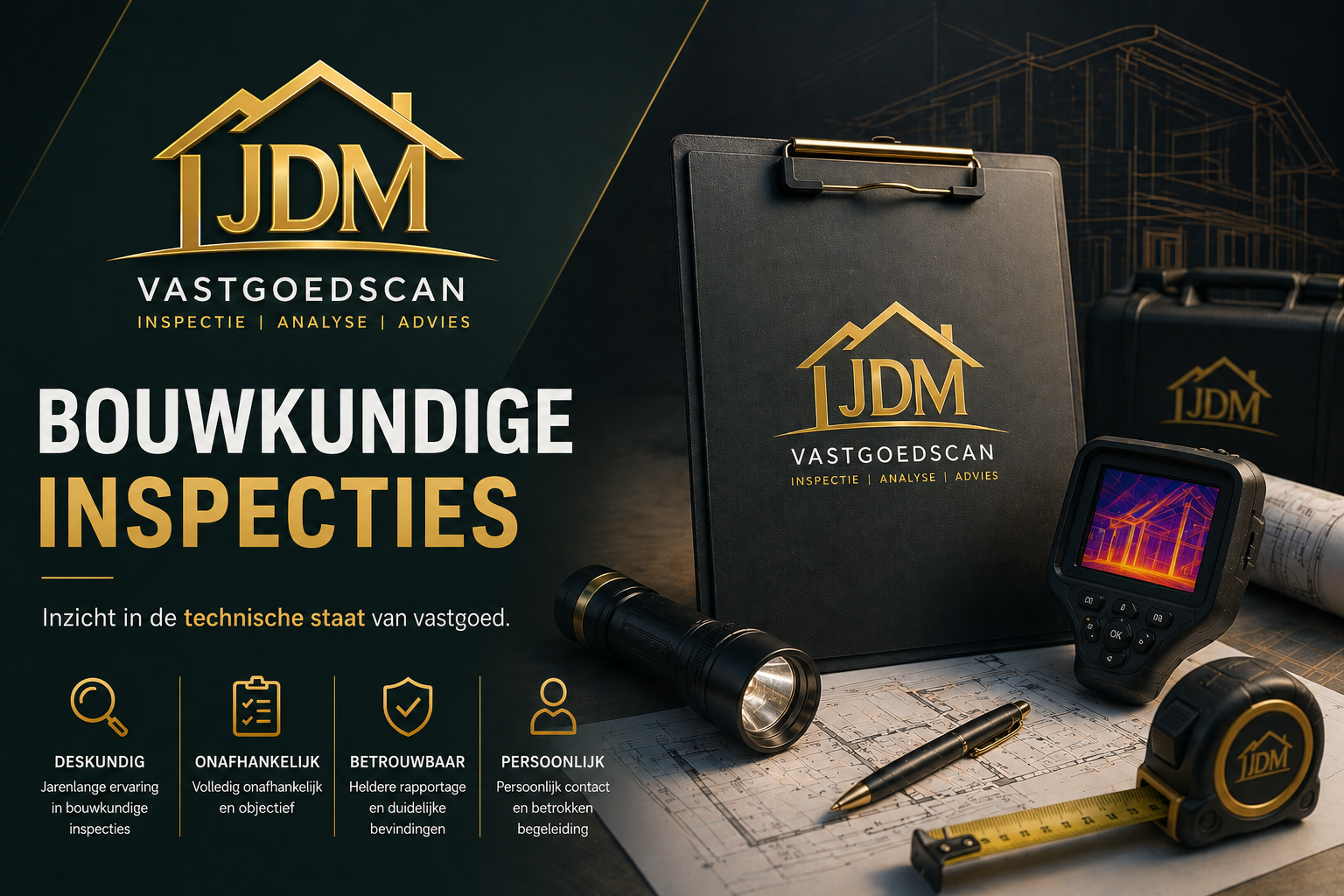 JDM Vastgoedscan bouwkundige inspecties analyse en beoordeling vastgoed